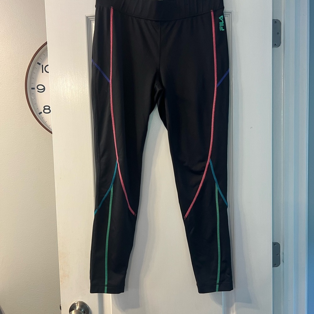 Fila performance running leggings size L - Picture 2 of 7
